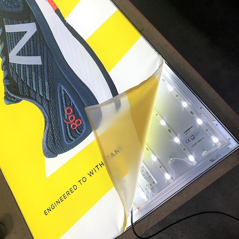 Illuminated Silicone Edge Fabric Display